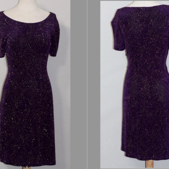 Byer Studio California Purple Shimmer Dress - Picture 12 of 12